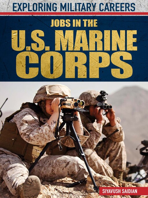 Title details for Jobs in the U.S. Marine Corps by Siyavush Saidian - Available